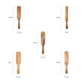 thumbnail image 7 of Dengjunhu 5Pcs Natural Acacia Wooden Spurtle - Heat Resistant Wood Spatula Cooking Utensils for Non Stick Cookware - Wooden Spoons for Mixing, Stirring, Serving, 7 of 7