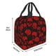 thumbnail image 3 of Easygdp Red Skulls Bolsa Térmica Premium - Tela Oxford Impermeable, Gran Capacidad, Bolsillo Frontal, Unisex para Trabajo, Escuela, Actividades al Aire Libre y Picnics, 3 of 8