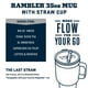 thumbnail image 3 of Taza YETI Rambler con aislamiento al vacío de 1 litro y tapa con pajita de acero inoxidable, 3 of 9