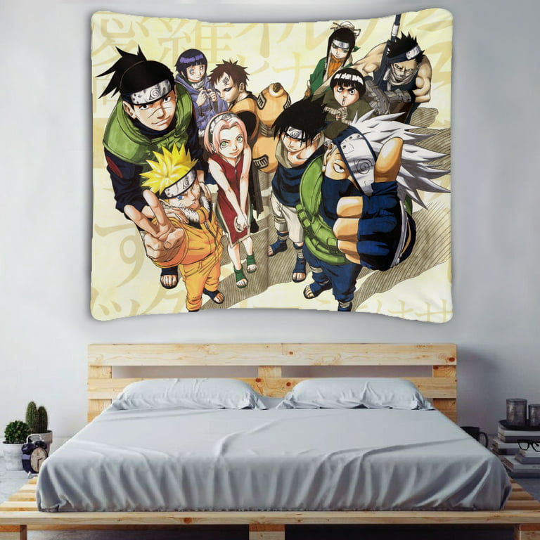 Naruto Background Cloth Wall Hanging Decor Boys Room Decor Hanging ...