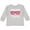 AC-Heather Grey, variant on Sanibel Island Florida Vacation Girls Long Sleeve Toddler T-Shirt