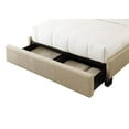 thumbnail image 5 of Modus Furniture Levi Tufted Footboard Storage Bed in Toast Linen, 5 of 11