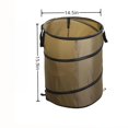 thumbnail image 3 of Collapsible Trash can/Folding Garbage Cans,Portable Trash can,Pop Up Trash Can,for Camping Garbage Can Collapsible,Clothes and Toys Recycle bin (BrownColor), 3 of 6