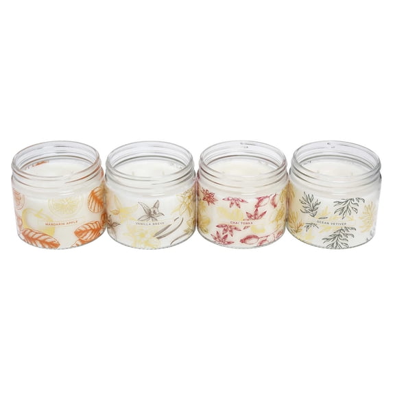 Bellevue Luxury Candles, 12 Ounce (Pack of 4)