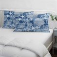 thumbnail image 4 of Navy Blue Coastal Throw Pillow Cover 12 x 20 Inch Decorative Pillow Cover Nautical Coral Starfish Shell Octopus Sea Lumbar Pillowcase Seasonal Rectangle Cushion Case for Couch Sofa Bed Living Room, 4 of 9