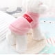 thumbnail image 4 of Ropa para mascotas, suéter cálido para perros, suéter para chihuahua, ropa linda para cachorros, tela polar, ropa cálida de invierno para perros pequeños a medianos (M, rosa), 4 of 5