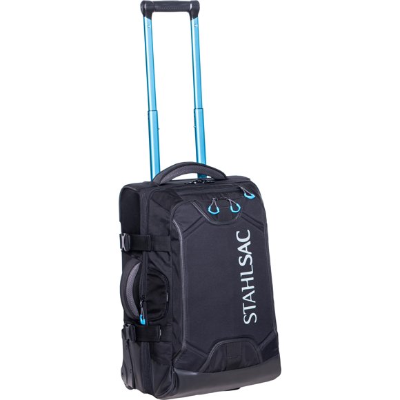 Stahlsac Sac à Roulettes en Acier : Sac de Plongée Durable pour le Voyage, Compartiments Mouillés et Secs, Bagage Cabine 22 Pouces