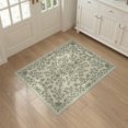 thumbnail image 3 of ODIKA 3'x5' Washable Throw Rug Stain Resistant, Low Profile, Non-Slip Entry Boho Vine Border Sprig Botanical Trailing Sprigs Welcome Door Flowing for Entryway, Kitchen, Mudroom, 3 of 7