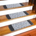 thumbnail image 1 of Ottomanson Softy Collection Rubber Backed Solid Design Stair Treads, 1 of 6
