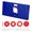 Blue, variant on Riousery ABS Plastics Woodworking Engraving Machine Flip Board Milling Slotting Tool Trimming Machine Router Table Insert Plate With 4 Rings Blue 9.8 inches / 25 cm