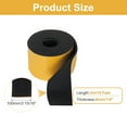 thumbnail image 2 of Weather Door Seal Strip Tape for Window 3 15/16 Inch x 1/4 Inch x 10 Feet, Black, 2 of 6