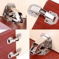 thumbnail image 5 of Bisagras de cierre, bisagra de puerta de armario de 90 grados, bisagra invisible para muebles para armario de cocina, puerta de armario de 77 mm, Starlight, 2 piezas, 5 of 5