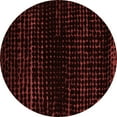 thumbnail image 1 of Ahgly Company Indoor Round Abstract Red Modern Area Rugs, 8' Round, 1 of 4