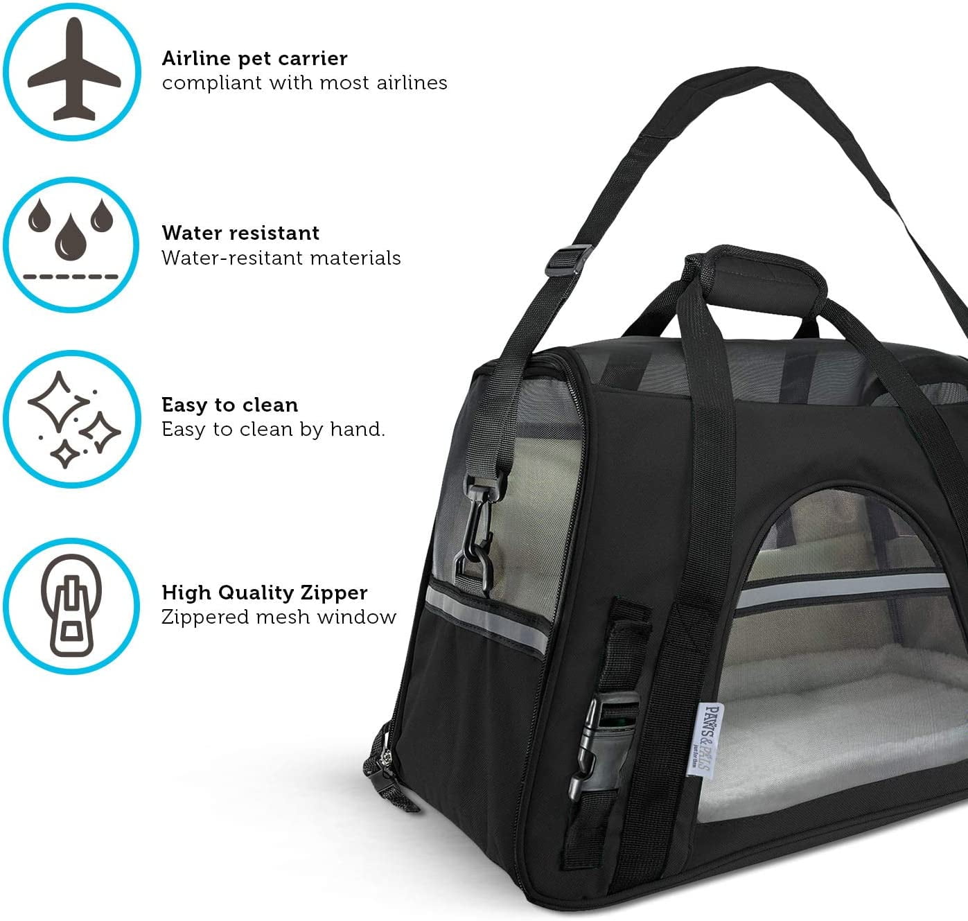 Paws and clearance pals pet carrier