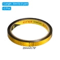 thumbnail image 2 of Uxcell 10mmx30m Prism Tape Holographic Reflective Self Adhesive Decor, Gold 2 Pack, 2 of 5
