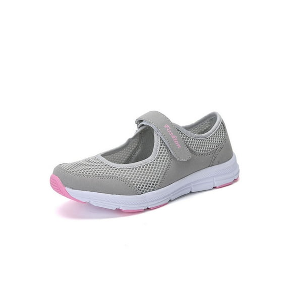 Fangasis Shoes for Magic Tap Wide for Women Walking Shoes Adjustable Closure Breathable Lightweight Width Non Slip Sneakers