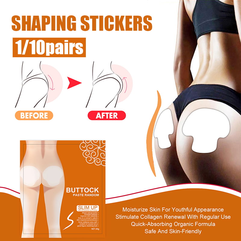10Pairs Gel Patch Handy Body Shaping Accessories Electric Hip Massage Buttock Hip Lift Anti-Cellulite Body Massager