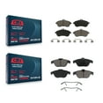 thumbnail image 1 of CMX Front Rear Ceramic Brake Pads Kit for Car Mercedes-Benz C300 C250 C230 KCX-100262, 1 of 9