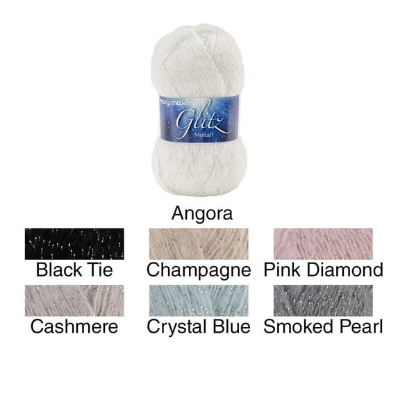 Glitz Mohair Yarn-Crystal Blue