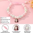 thumbnail image 2 of Demon Nezuko Anime Slayer Charm Bracelet Jewelry - Christmas Birthday Valentines Gifts for Daughter Granddaughter Niece, 2 of 6