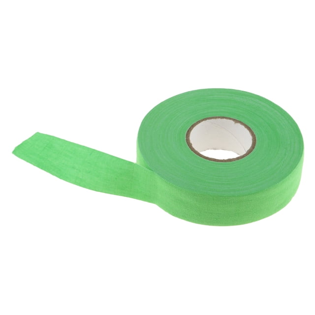 1 Rollo De Cinta Adhesiva Impermeable De Tela De Hockey Sobre Hielo Con Mango De Agarre Verde Sunnimix Cinta de palo de hockey sobre hielo