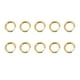thumbnail image 2 of Pendientes 10 Pendientes De Aro Dorados Simples De Diámetro De Alambre De 0.098 In De Diámetro Interior De 0.394 In, Accesorios Para Pendientes, 2 of 7