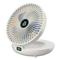 thumbnail image 1 of Household Dual-Use Kitchen Fan,3 Speed Foldable Desk Wall Mount Fan, 90 Adjustable Portable Fan for Bedroom&Kitchen,A, 1 of 5