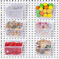 thumbnail image 6 of 12 Pack Clear Bins, Bins Hooks, DIY Accessories, Workbench Small Bins Fit 1/4 -1/8 Board, 6 of 6