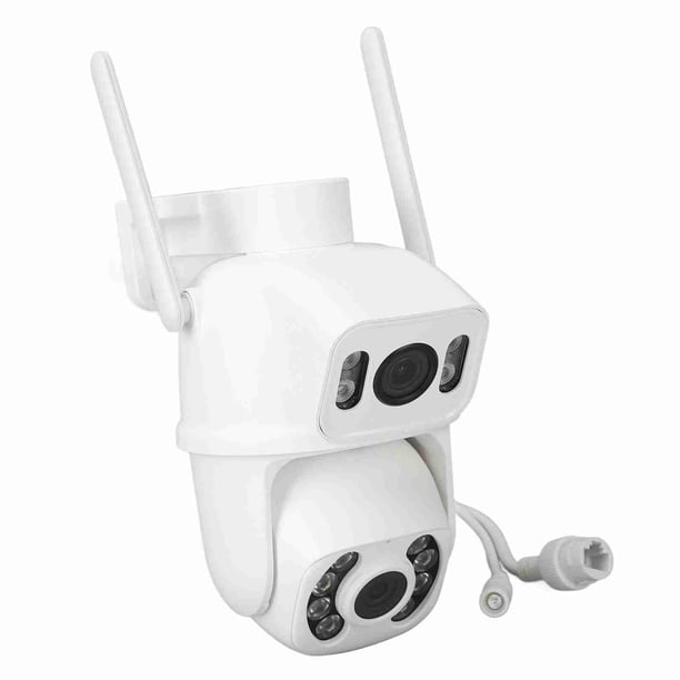 Cámara WiFi, Cámara De Seguridad De Amplia Cobertura Detección De Movimiento 110-240V Visión Nocturna Lente Dual IP66 Impermeable Para Exteriores