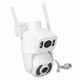 thumbnail image 1 of Cámara WiFi, Cámara De Seguridad De Amplia Cobertura Detección De Movimiento 110-240V Visión Nocturna Lente Dual IP66 Impermeable Para Exteriores, 1 of 7