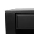 thumbnail image 5 of Minimalistic Side Table in Black | Offers One Drawer and Open Cubby | Enhances Room's Aesthetic, 5 of 6