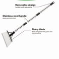 thumbnail image 4 of NWOKYZGH forged Sidewalk and Ice Scraper with Metal Handle with Cushion Grip, 65 Inch, Black, 4 of 9