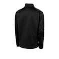 thumbnail image 5 of Sport-Tek F243 Mens Sport Wick Fleece 1 by 4 Zip Pullover, Black & Silver - Extra Small, 5 of 5