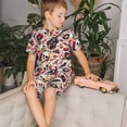 thumbnail image 4 of Fotbe Guitar Skull rock Pijama Estampada de 2 Piezas para Niños – Ropa de Dormir de Manga Corta Cómoda para Niños y Niñas, Camiseta y Shorts de Algodón-X-Large, 4 of 6