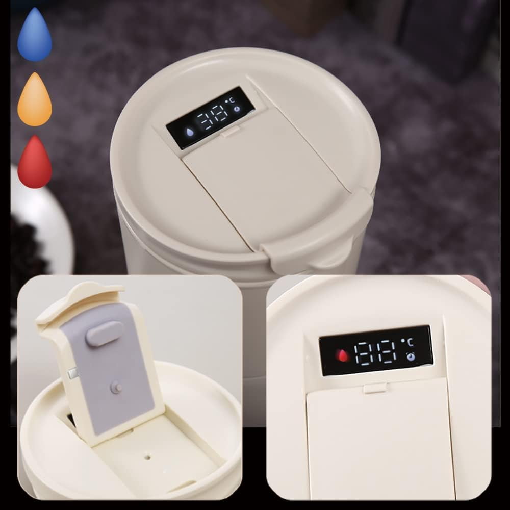 Leyfeng Mini Coffee Machine, Portable Coffee Maker Cordless Single Serve Travel Espresso Coffee Machine All In One Freshly-Brewed Coffee Machine Mug for Camping Travel Office Outdoor