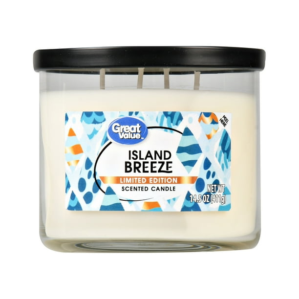 Great Value Limited Edition Island Breeze Candle, 14.5 oz