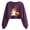 Style3-Purple, variant on ersvoioy Womens Crop Sweatshirts Halloween Ghost Pumpkin Graphic Tops Fall Winter Long Sleeve Pullover Trendy Y2K Streetwear