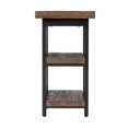 thumbnail image 2 of Alaterre Pomona 2-Shelf End Table, Rustic Natural, 2 of 5