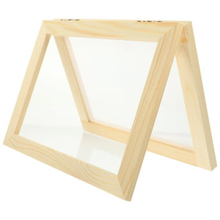 21pcs/set DIY Paper Tool Wooden Paper Making Mold Frame Paper Making Screen  Kit