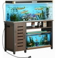 thumbnail image 6 of 55-75 Gallon Fish Tank Stand Heavy Duty Metal Aquarium Stand with Cabinet for Fish Tank Accessories Storage,51.18" L*19.68" W, 850LBS Capacity, 6 of 6