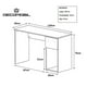 thumbnail image 4 of DECOMOBIL Escritorio Estudiantil Moderno para Oficina con Cajón (Cafe) DECOMOBIL ESC-05-CAJON-NN, 4 of 5