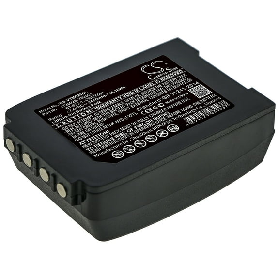 Battery for Vocollect Talkman T2 T2X 730021 730025 BT-602-1 CWI26591 CS-VTM025BL