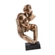 thumbnail image 2 of Escultura de pareja de arte abstracto, figura de amor, escultura de beso de pareja para sala de estar Color de latón, 2 of 9