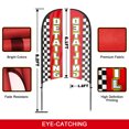 thumbnail image 3 of QSUM Detailing Sign Feather Flag with Pole Kit,8.2FT Detailing Decoration Display, Detailing Business Sign,Detailing Swooper Flag, 3 of 7