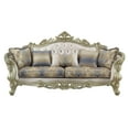 thumbnail image 3 of HomeRoots 348231 40 x 97 x 47 in. Fabric Antique White Upholstery Poly-Resin Sofa with 5 Pillows, 3 of 6