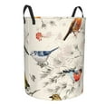 thumbnail image 2 of Balery Little Birds Round Laundry Basket with Handles Waterproof Freestanding Laundry Hamper for Clothes Toys in the Dorm and Family-Medium, 2 of 8