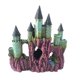 thumbnail image 2 of Castillo de resina para acuario, decoración, cueva de piedra, Accesorios para tanque de peces para Betta Rojo Verde, 2 of 4