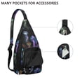 thumbnail image 2 of 4-Pockets Cross Body Bags for Woman Men,Cute Sea Life Sling Bag Chest Bag with Adjustable Strap Women's Crossbody Bags for Outdoors Hiking Traveling, 2 of 4