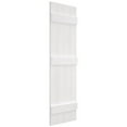 thumbnail image 4 of 14"W x 80"H Mid-America Vinyl, Standard Size Four Board Joined Shutters, w/Installation Shutter-Lok's & Matching Screws, 001 - White, 4 of 13