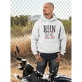 thumbnail image 2 of Run Track And Field Hoodie Men -Image by Shutterstock, Male Medium, 2 of 4